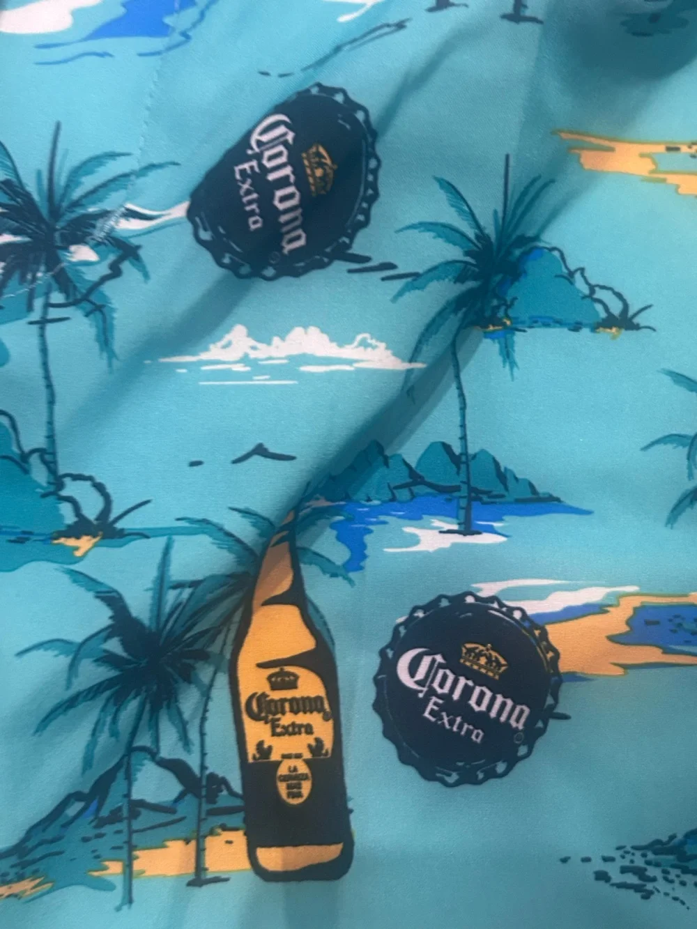 Corona beer swim trunks Size 32-34 sk169